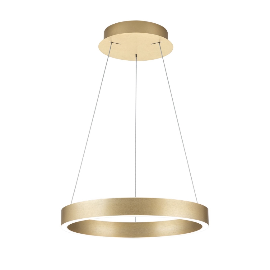 LED-підвісна люстра з регульованою яскравістю на тросі KOLK LED/40W/230V 2700/3000/4000K діаметр 40 см золота