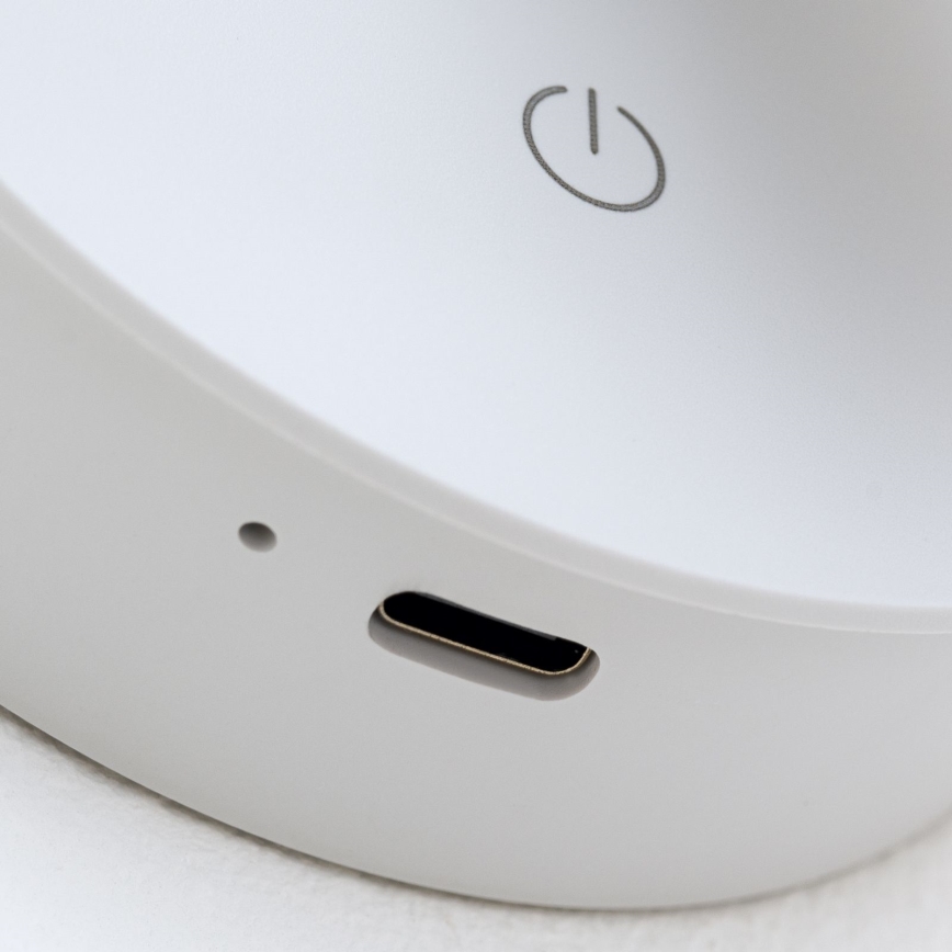 Сенсорний настінний точковий світильник LUXY, регульований за яскравістю (димований) LED/1W/5V, 2200 mAh, 2700/3000/4000K, білий