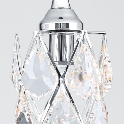 Люстра на тросе RITA 1xG9/40W/230V полированный хром