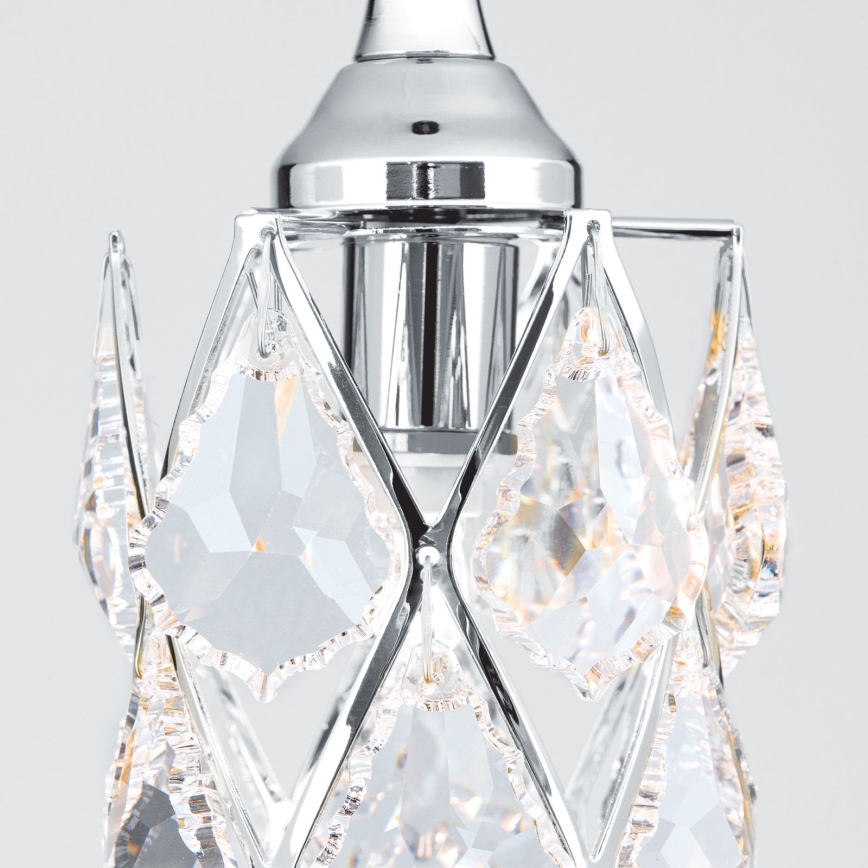 Люстра на тросе RITA 1xG9/40W/230V полированный хром