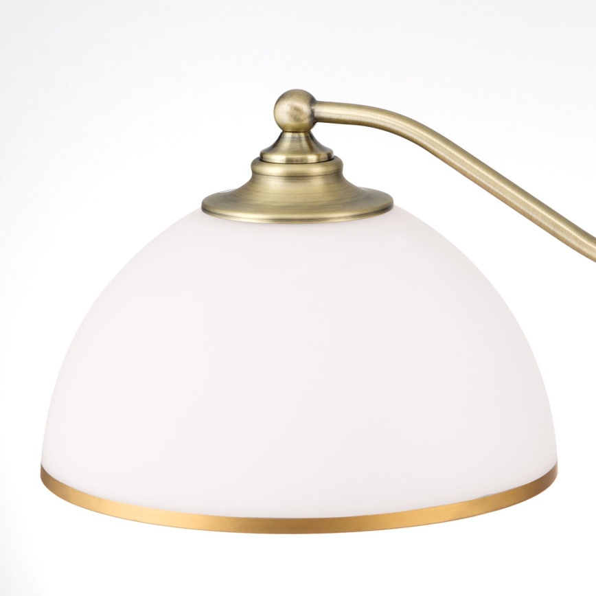 Люстра на ланцюгу OLD LAMP 3xE27/40W/230V діаметр 65 см білий/латунь