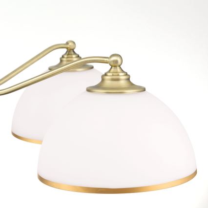 Люстра на ланцюгу OLD LAMP 5xE27/40W/230V діаметр 75 см білий/латунь