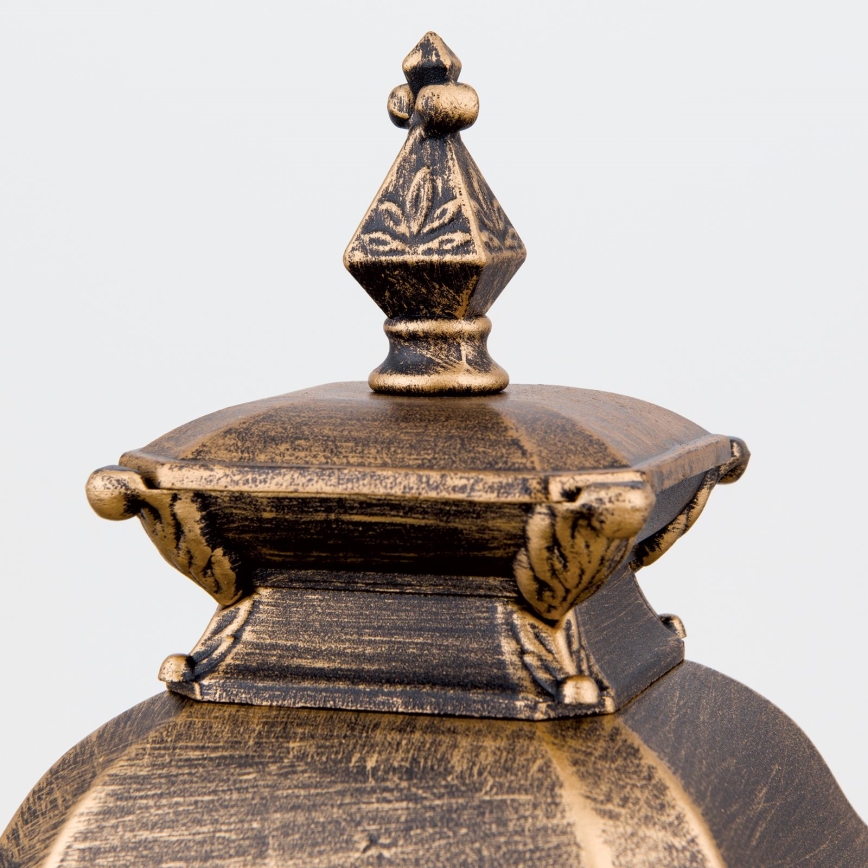 Уличный светильник AIKO 1xE27/60W/230V 59 см IP23 бронза/патина