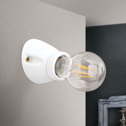 Настенный светильник FROST 1xE27/60W/230V белый