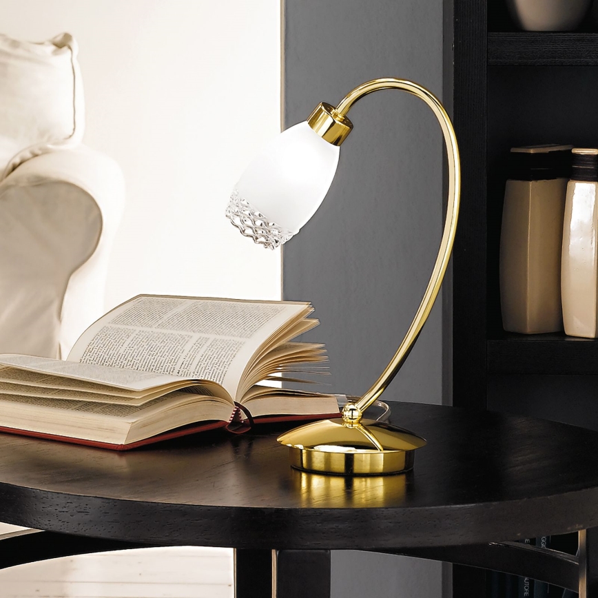 Настільна лампа CARLA 1xG9/28W/230V золота