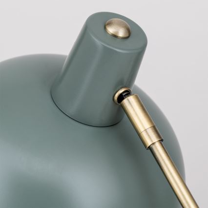 Настільна лампа FEDRA 1xE14/40W/230V м'ятна/латунна
