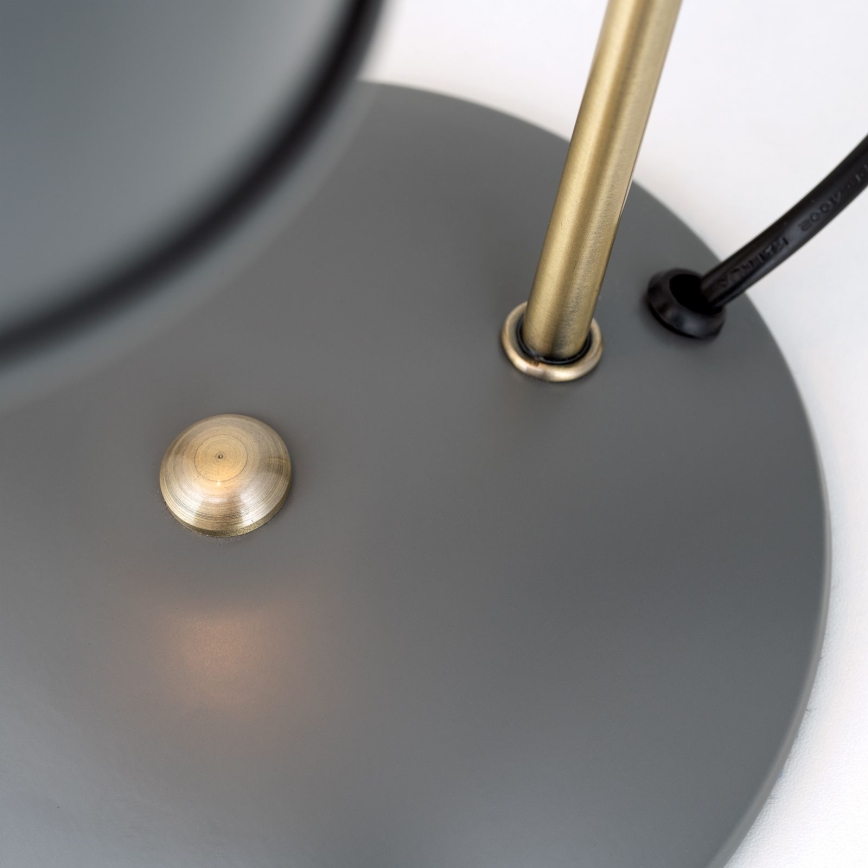 Настільна лампа FEDRA 1xE14/40W/230V сіра/латунь