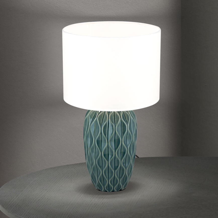 Настільна лампа TORTUGA 1xE27/40W/230V зелена/біла