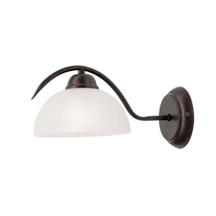 Настінна лампа RULA 1xE27/40W/230V біла/бронзова