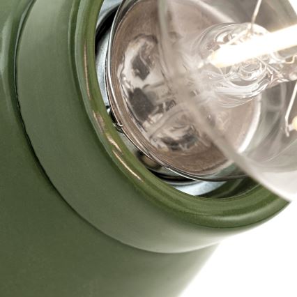 Настінний світильник FROST 1xE27/60W/230V зелений