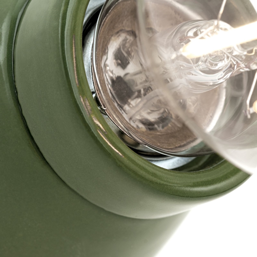 Настінний світильник FROST 1xE27/60W/230V зелений