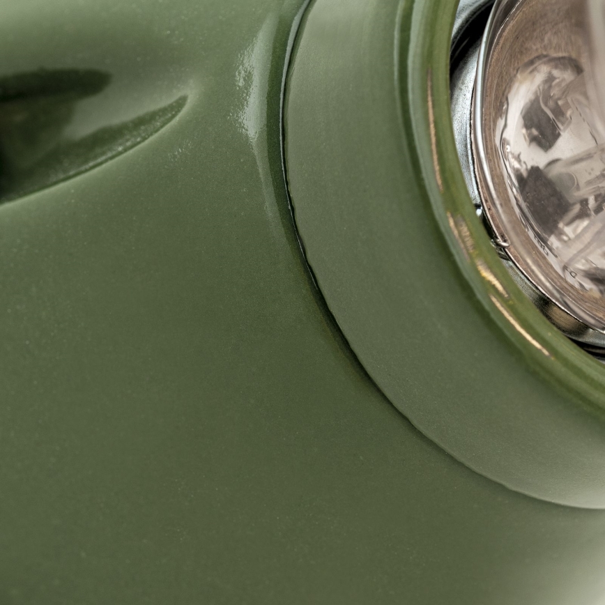 Настінний світильник FROST 1xE27/60W/230V зелений