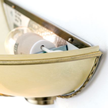 Настінний світильник MAURO 1xE27/60W/230V бронза