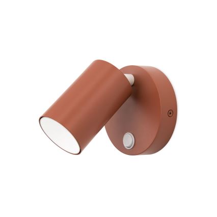 Настінний точковий світильник PENN 1xGU10/13W/230V цегляний