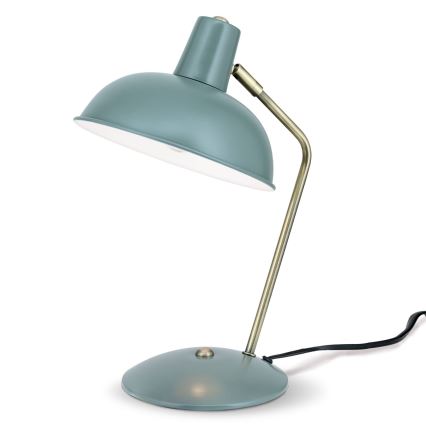 Настольная лампа FEDRA 1xE14/40W/230V мятная/латунная