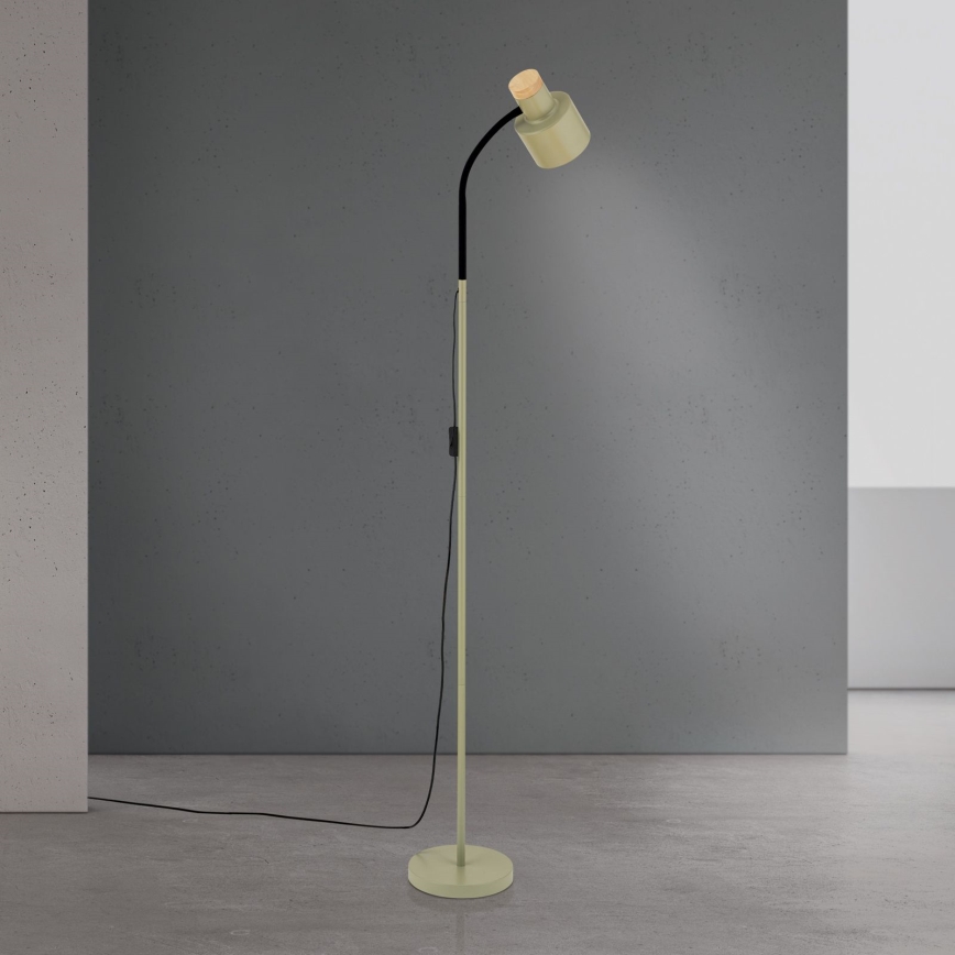 Підлогова лампа GILI 1xE27/40W/230V зелена