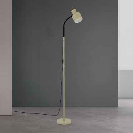 Підлогова лампа GILI 1xE27/40W/230V зелена