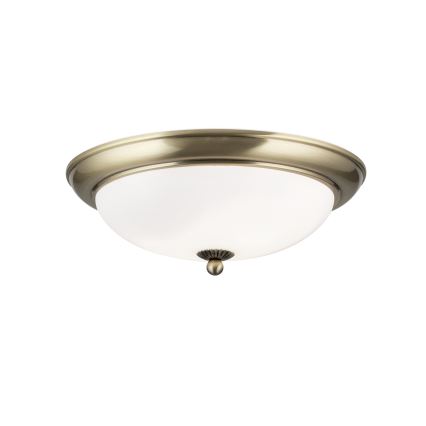 Потолочный светильник EMPIRA 2xE27/40W/230V, диаметр 35,5 см, бронза