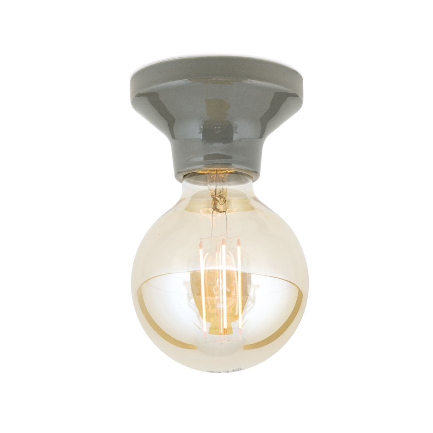 Потолочный светильник FROST 1xE27/60W/230V серый