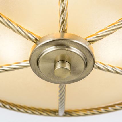 Потолочный светильник MAURO 3xE27/60W/230V, диаметр 42 см, бронза