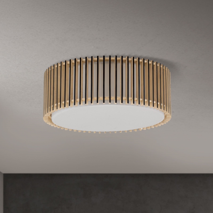 Потолочный светильник TARTA 3xE27/40W/230V, диаметр 40 см, бежевый