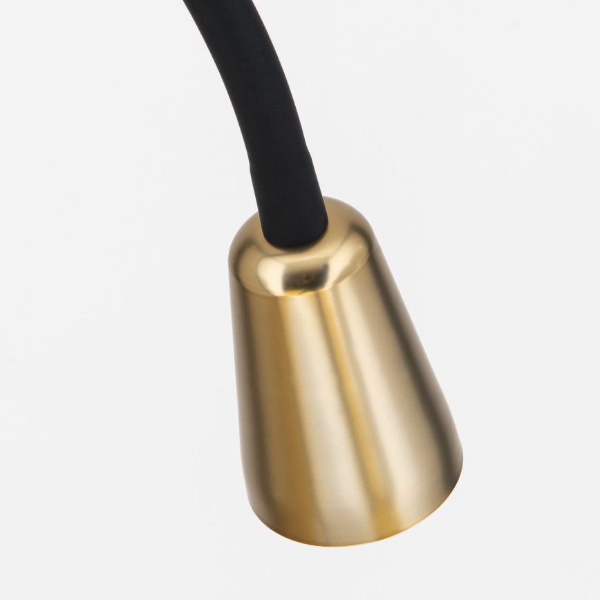 Гнучка підлогова лампа DOTTY 1xGU10/10W/230V чорна/латунь