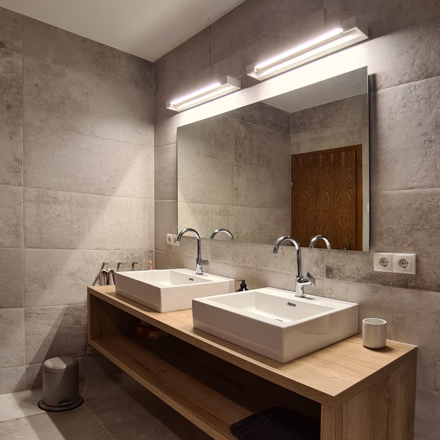 LED Підсвітка для дзеркала для ванної MARILYN LED/18W/230V 60 см IP44 білий