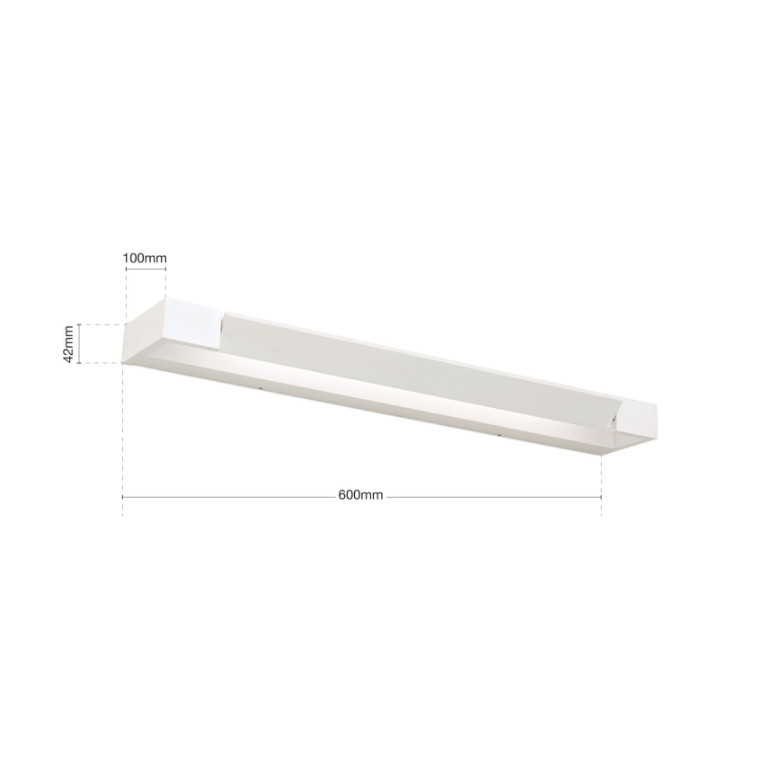 LED Підсвітка для дзеркала для ванної MARILYN LED/18W/230V 60 см IP44 білий