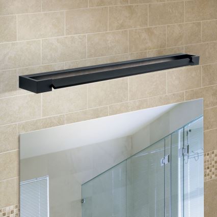 Светодиодная подсветка для зеркала в ванной комнате MARILYN LED/24W/230V 90 см IP44 черный