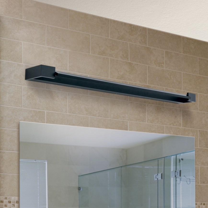 Светодиодная подсветка для зеркала в ванной комнате MARILYN LED/24W/230V 90 см IP44 черный