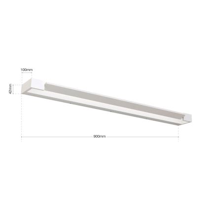 LED Підсвітка для дзеркала для ванної MARILYN LED/24W/230V 90 см IP44 білий