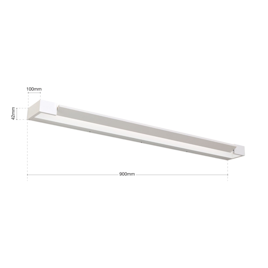 LED Підсвітка для дзеркала для ванної MARILYN LED/24W/230V 90 см IP44 білий