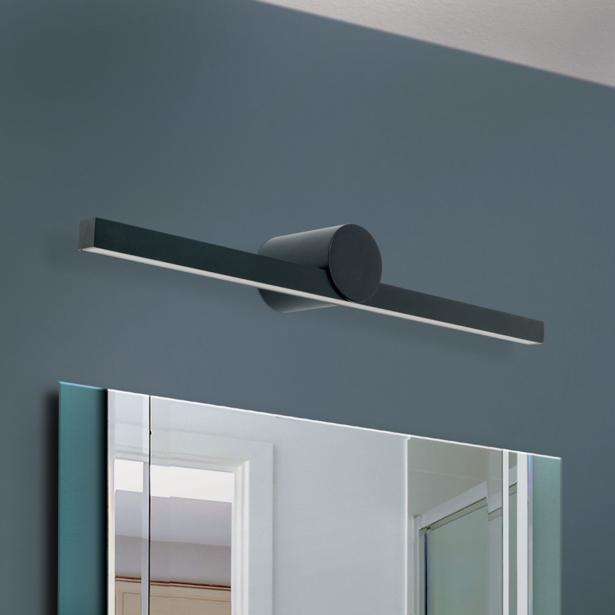 LED Підсвітка для дзеркала для ванної BEAUTY LED/12W/230V 61 см IP54 чорний