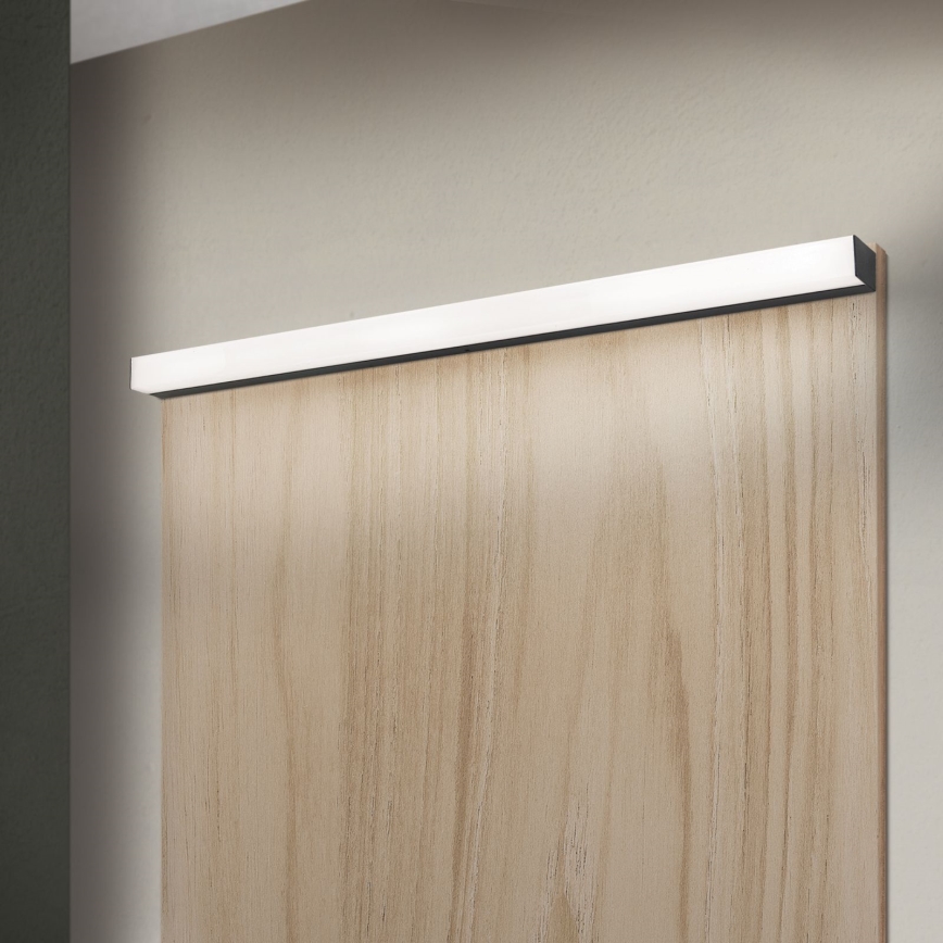 LED Підсвітка для дзеркала для ванної HORIZON LED/18W/230V 3000/4000K 90 см IP44 чорний