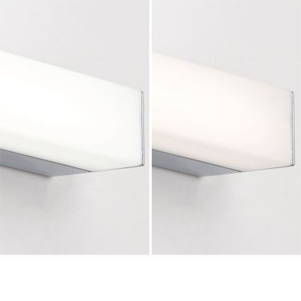 LED Підсвітка для дзеркала для ванної HORIZON LED/18W/230V 3000/4000K 90 см IP44 срібний