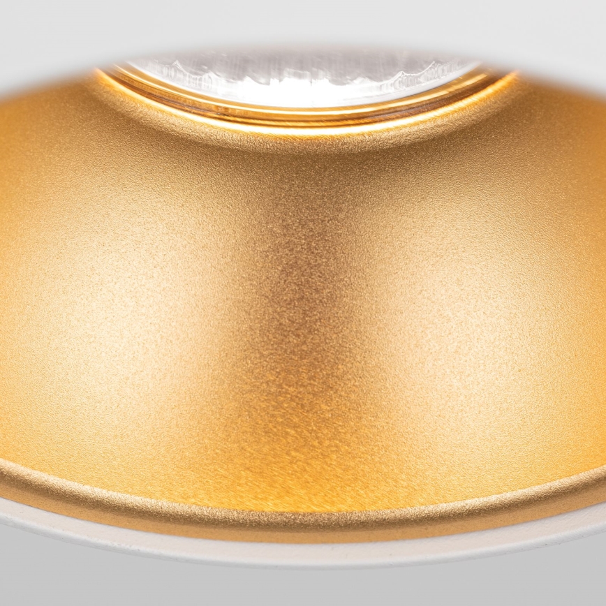 Точечный светильник STARLIGHT 1xGU10/50W/230V белый/золотой