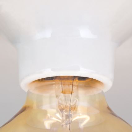 Стельовий світильник FROST 1xE27/60W/230V білий