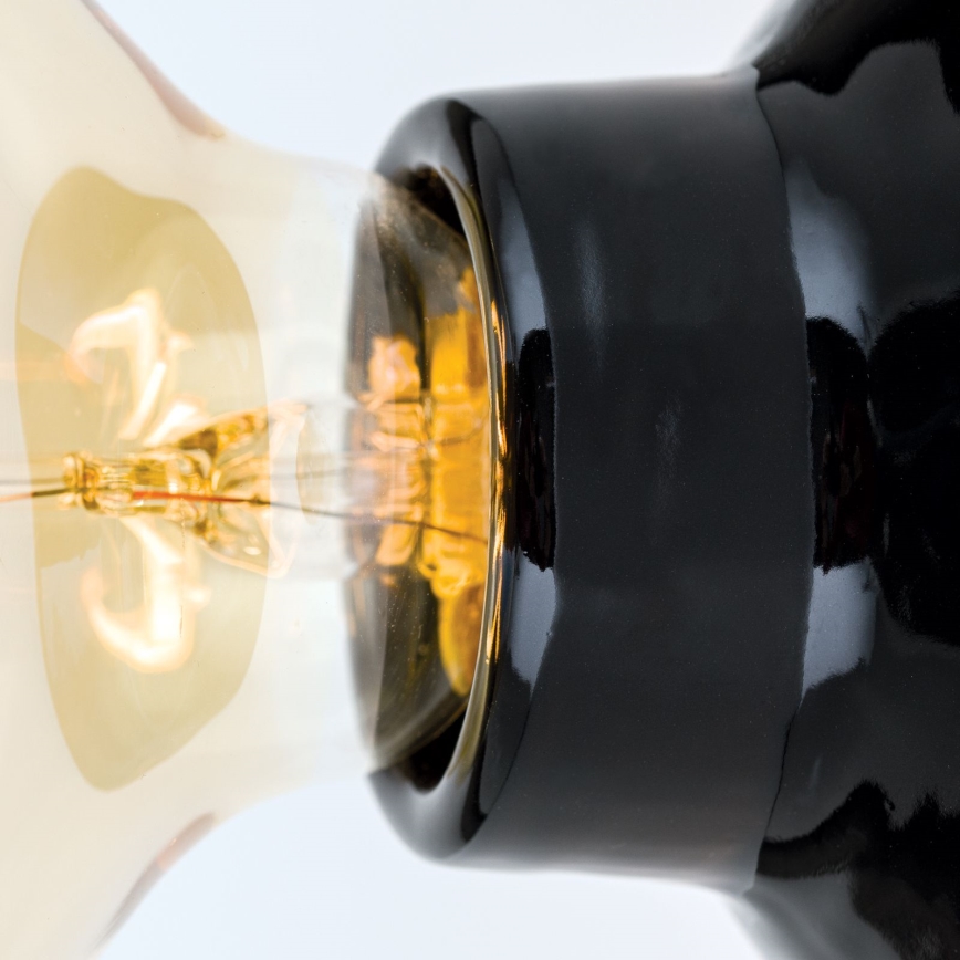 Стельовий світильник FROST 1xE27/60W/230V чорний