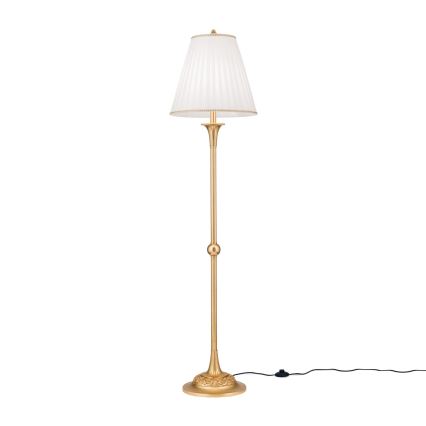 Торшер FONSA 1xE27/60W/230V білий/золотий