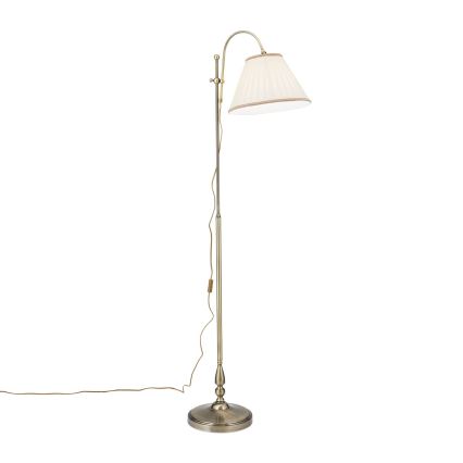 Торшер TONIA 1xE27/60W/230V 183 см белый/бронзовый