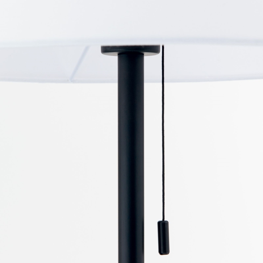 Торшер LUDWIG 1xE27/40W/230V білий/чорний