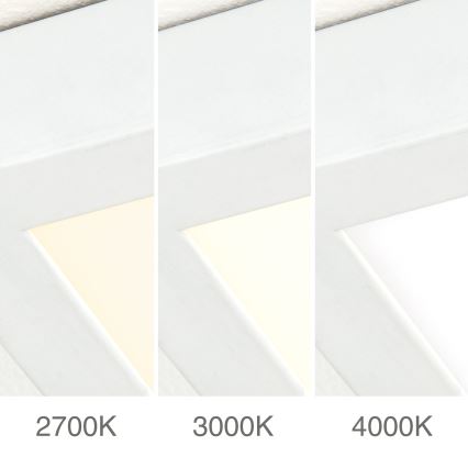 Диммируемый потолочный светильник DISC LED/46Вт/230В 2700/3000/4000К 59x59 см белый
