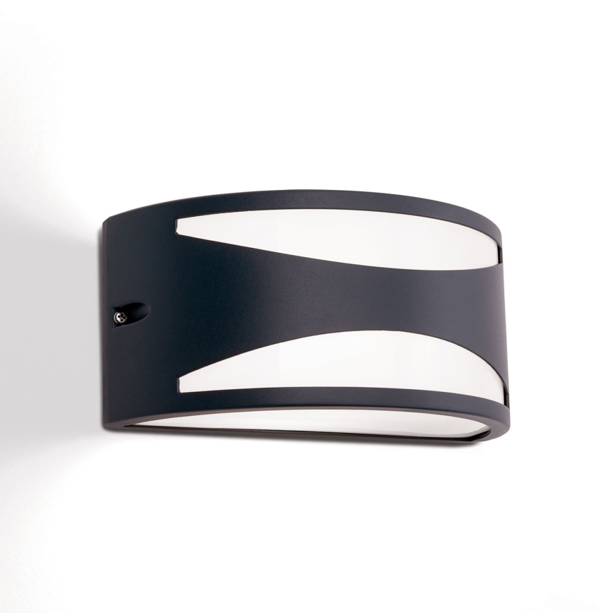 Уличный настенный светильник SHELL 1xE27/40 Вт/230 В IP54 антрацит