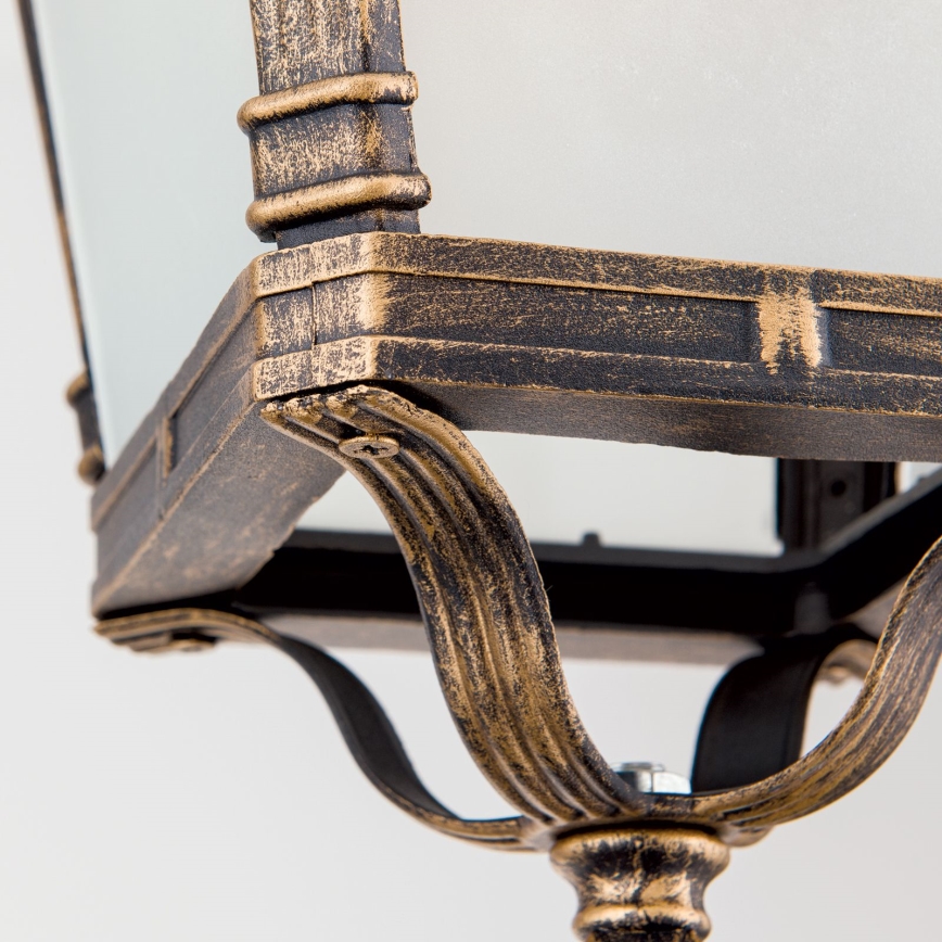 Уличный подвесной светильник AIKO 1xE27/60W/230V IP23 бронза/патина