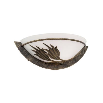 Настенный светильник FLEUR 1xE14/60W/230V бронзовый