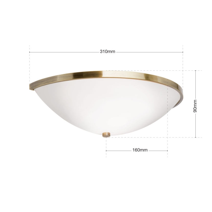 Настенный светильник AIDA 1xE14/40W/230V бронзовый/патина