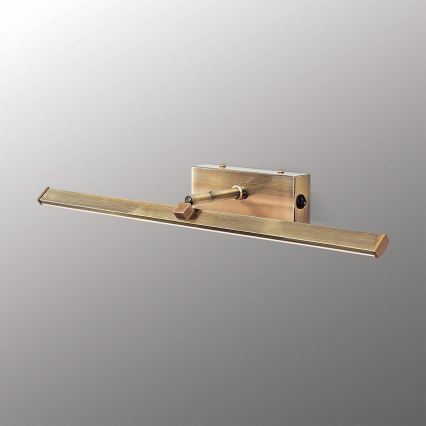 Светодиодная подсветка для картин PUBLIO LED/10W/230V 50 cm золотая/патина