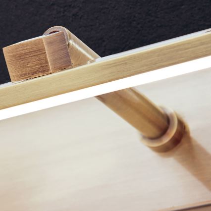 LED Підсвітка картин PUBLIO LED/15W/230V 75 см золотий/патина