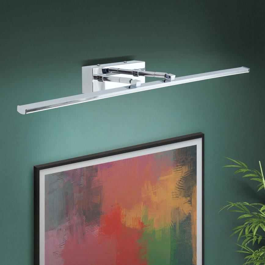 Светодиодная подсветка для картин PUBLIO LED/15W/230V 75 cm блестящий хром