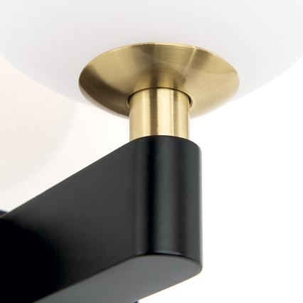 Настенный светильник для ванной комнаты MARA 1xG9/20W/230V IP44 черный